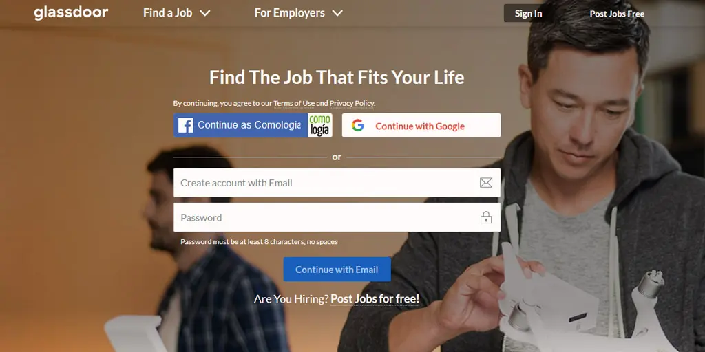 Glassdoor encontrar empleo estados unidos