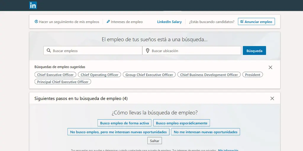 linkedin sitios para encontrar trabajo