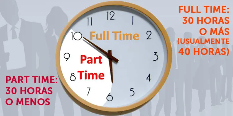 trabajo full time o part time