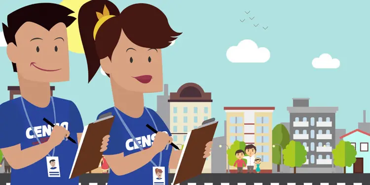 trabajos en el censo