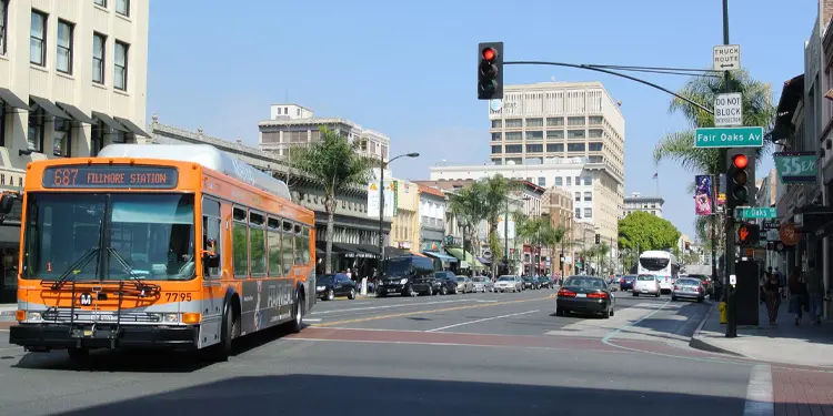 Trafico y transporte en Pasadena