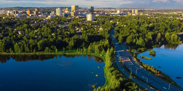 Trafico y transporte en Anchorage