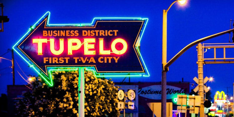 mejores ciudades Mississippi Tupelo