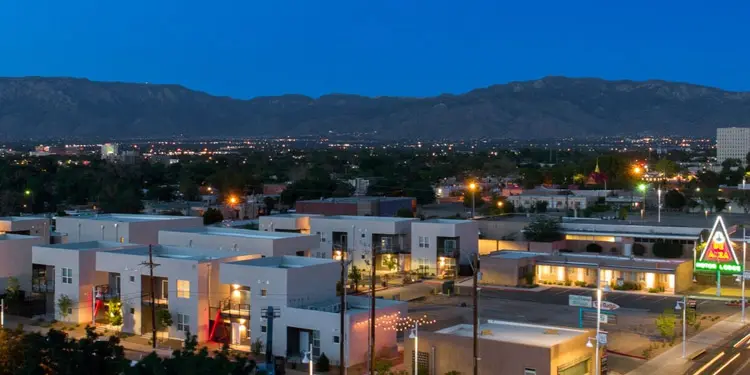 mejores lugares vivir en Albuquerque Nob Hill New Mexico