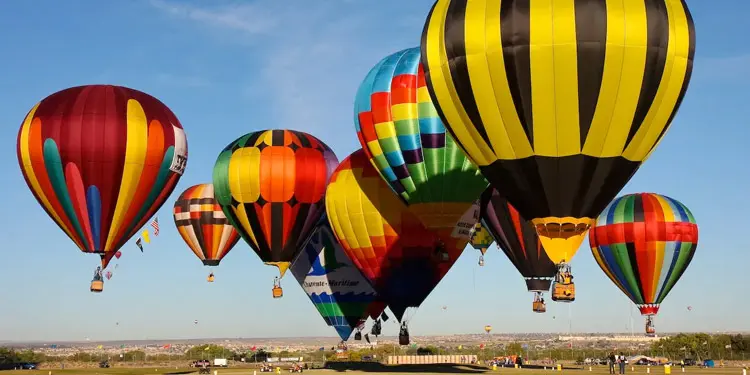 que hacer en New Mexico Fiesta de globos aerostaticos de Albuquerque Albuquerque International Balloon Fiesta