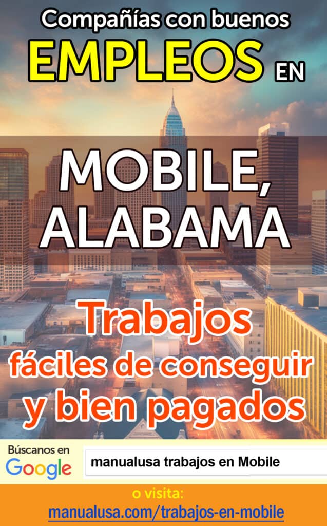 trabajos Mobile Alabama infographic