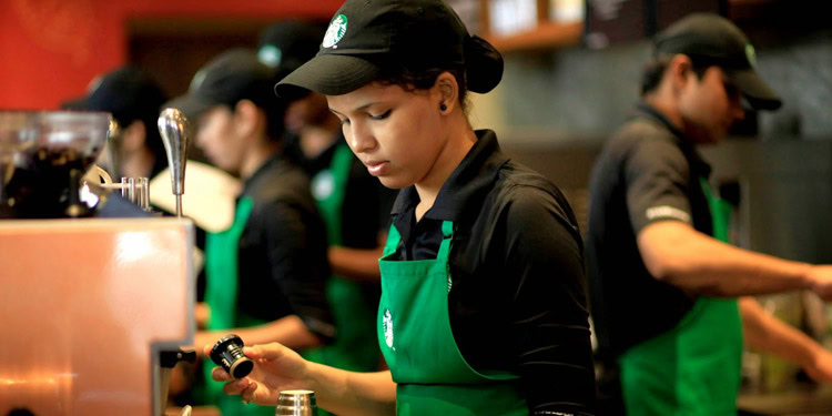 Starbucks empleos Estados Unidos